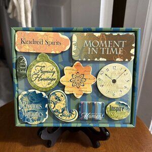 Portafolia Gifted Memories Chipboard Memory Accents - NIP